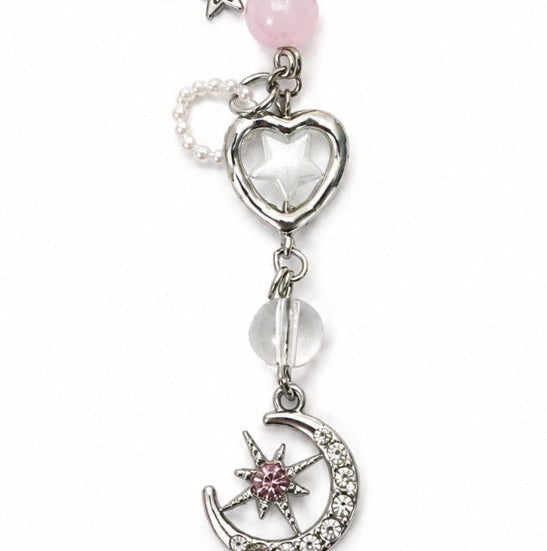 sweetheart moon keychain