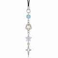 Frosted phone charm