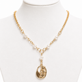 Soft tulip necklace