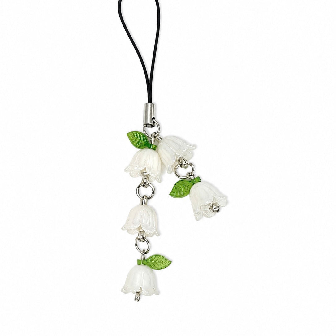 Lilly of valley phone charm
